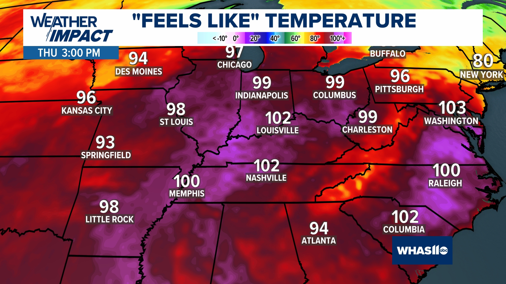 Heat Advisory issued in several Kentucky and Indiana counties. Here's ...