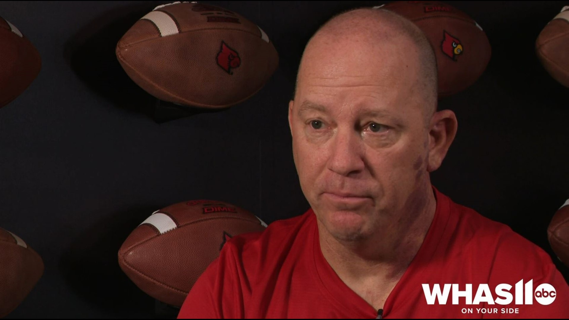 RAW: Full interview with UofL football coach Jeff Brohm 