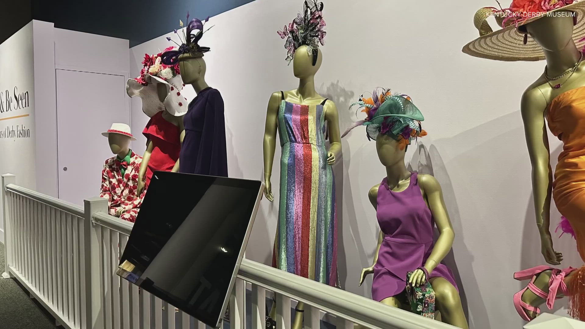 Wednesday, the Kentucky Derby Museum will debut "See and be Seen", an exhibit highlighting Derby fashion.