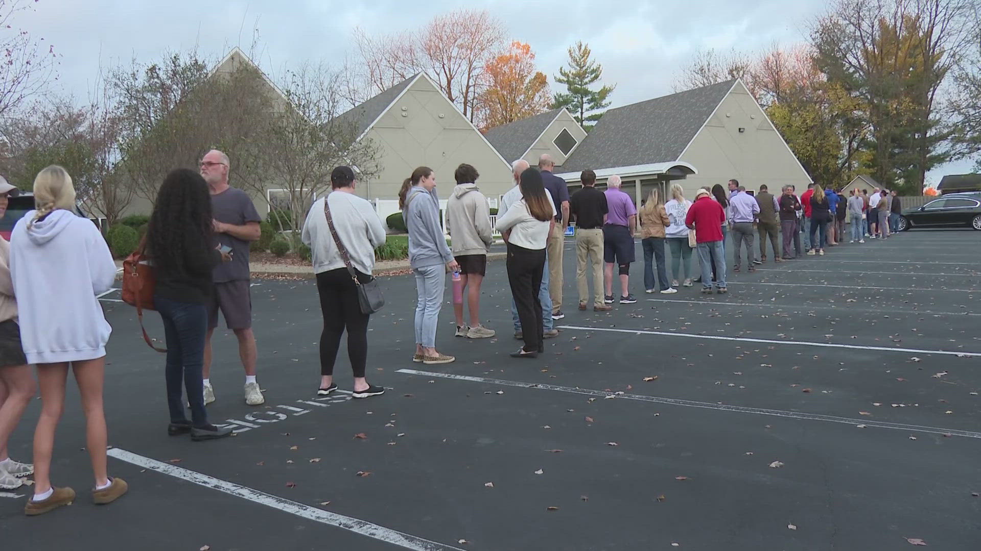 On Election Day, lines wrapped around polling locations, but not in a good way.