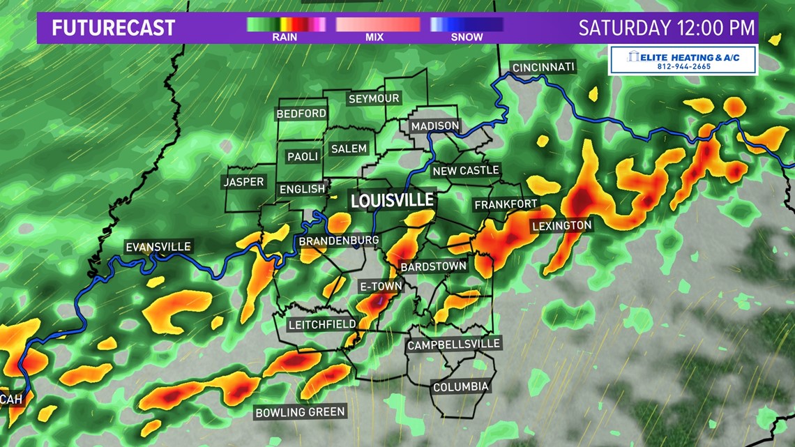 Timeline When severe weather could hit Kentucky and Indiana