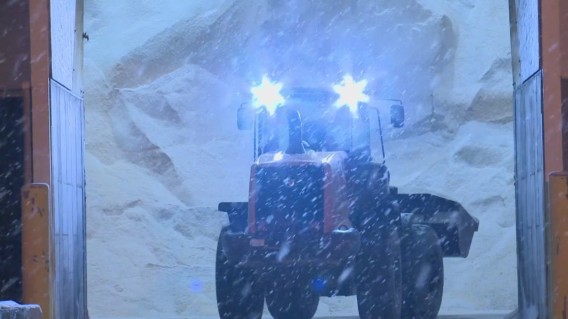 Drivers are urged to give snow plow drivers space and time to work on the roads for safety.