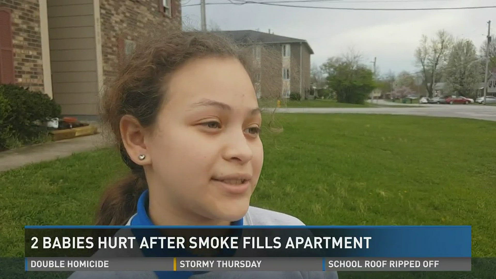 Two 6weekold babies doing better after smoke filled apt.