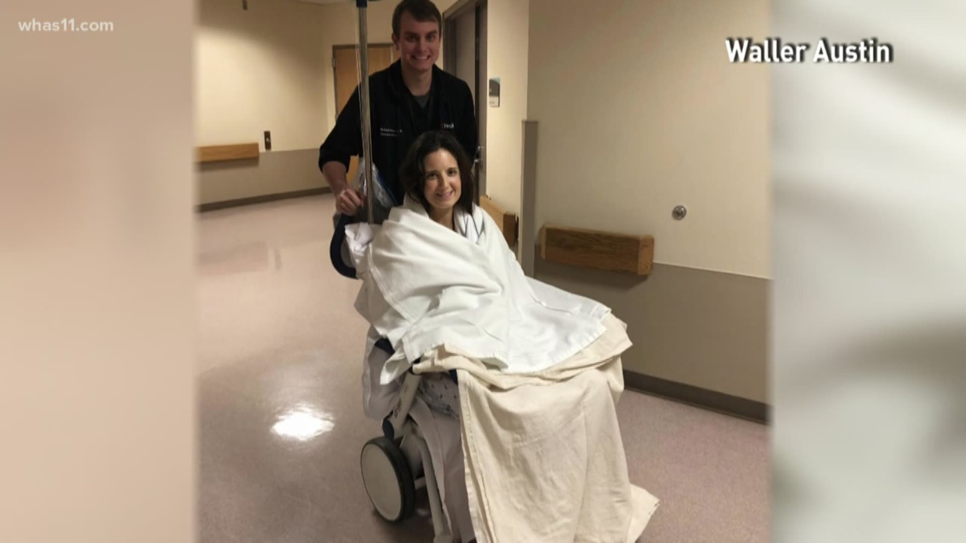 Whitney Austin - the Louisville woman shot in the Cincinnati office building this week tells us she began making peace with God when she realized she was injured.