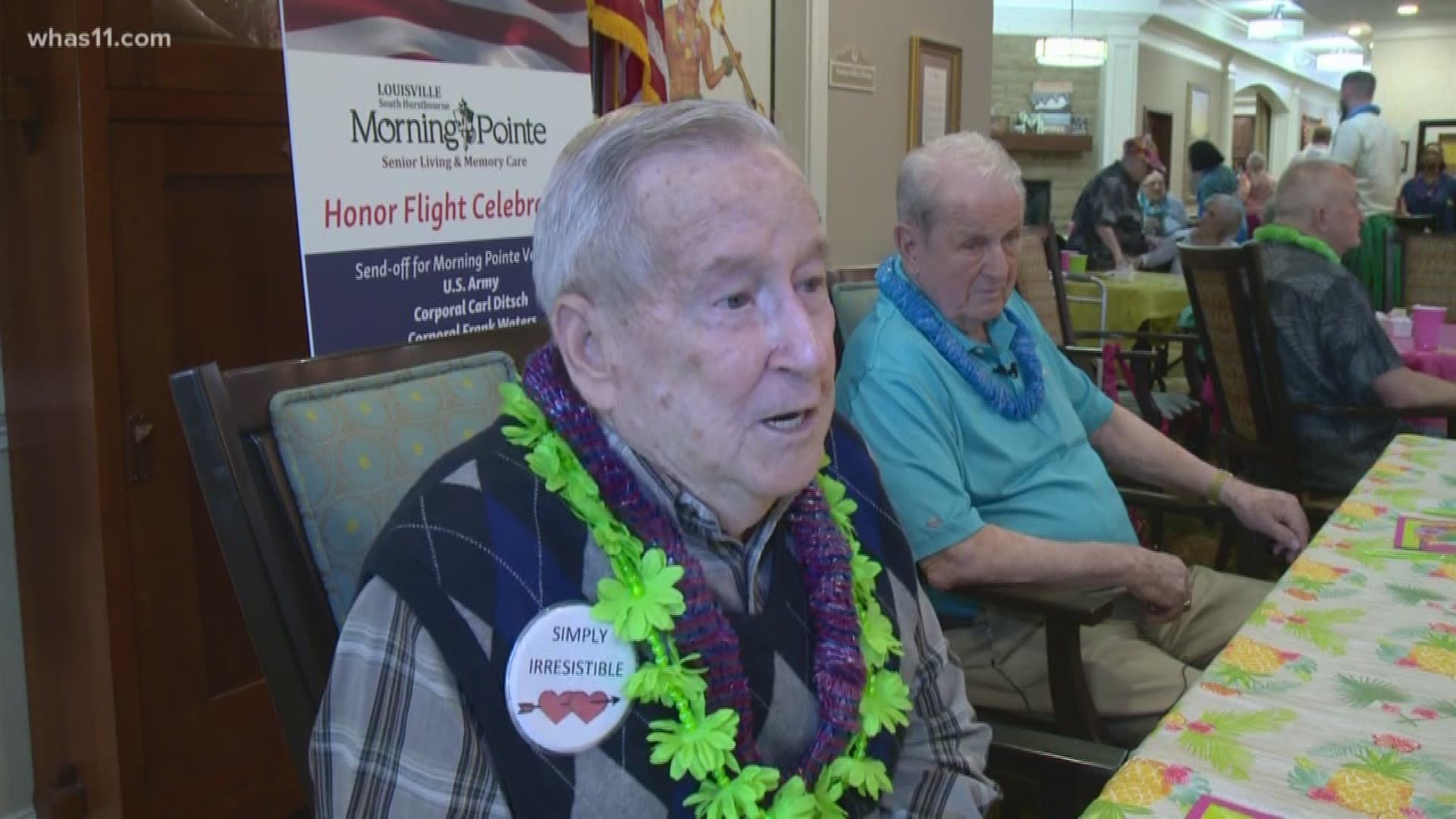 Two WWII veterans now living their best lives at a senior living facility here in Louisville.