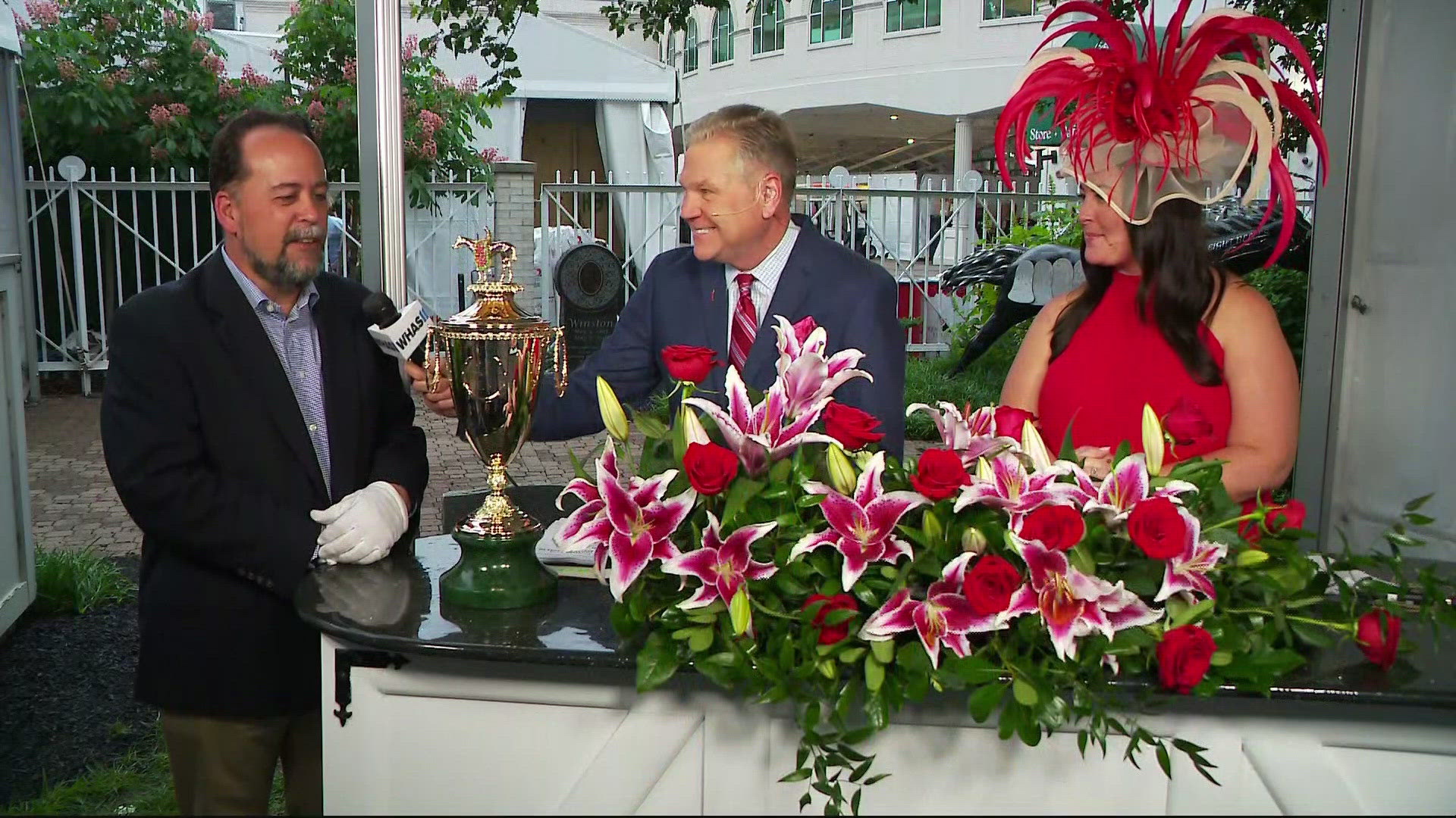 The iconic trophy has special touches added to honor the 150th Kentucky Derby.