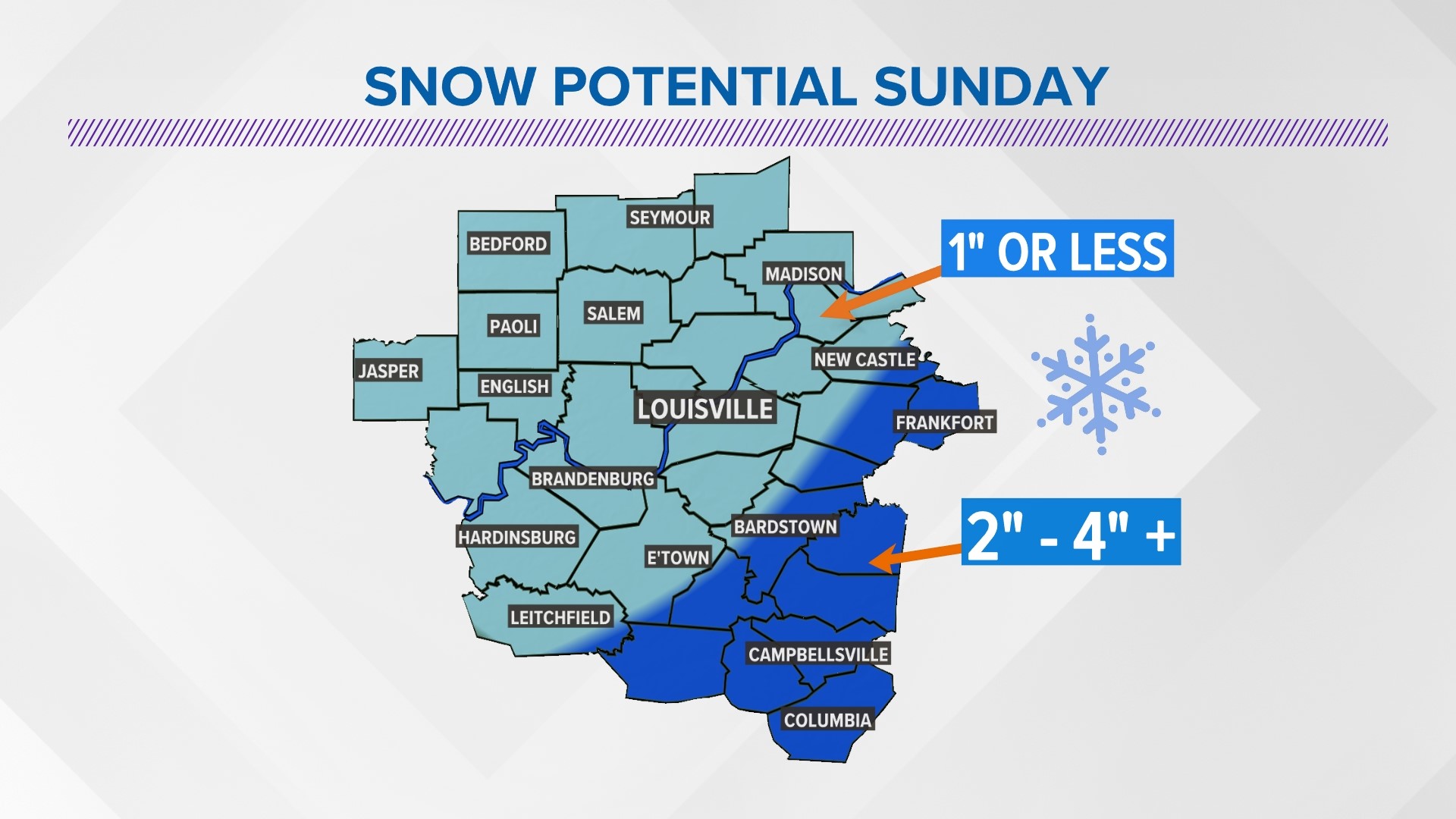 How much snow will we get in Kentucky? Winter storm forecast