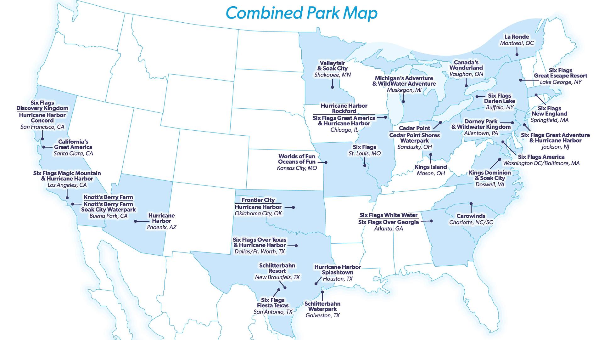 Cedar Fair merger with Six Flags now complete | whas11.com