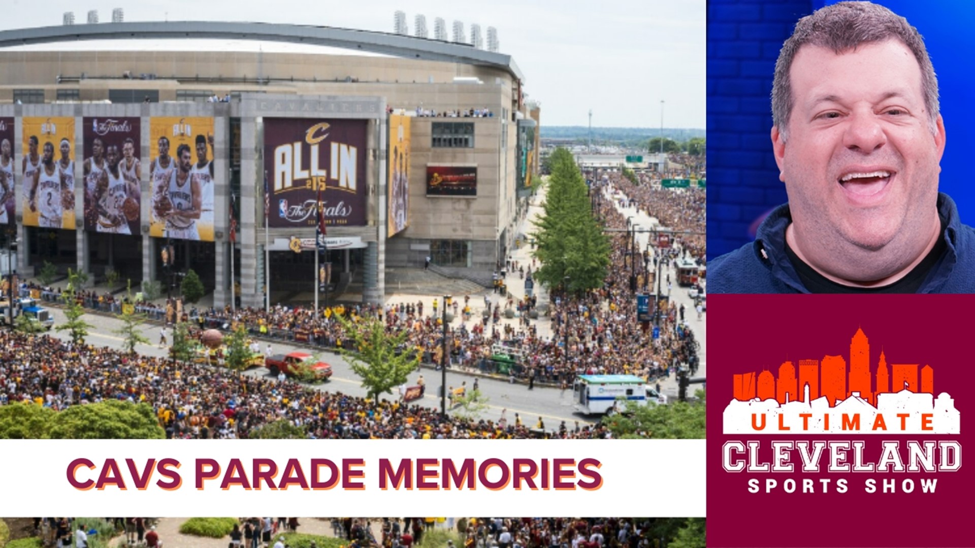 The 6th year anniversary Cleveland Cavaliers parade when they won the 2016 NBA Finals.