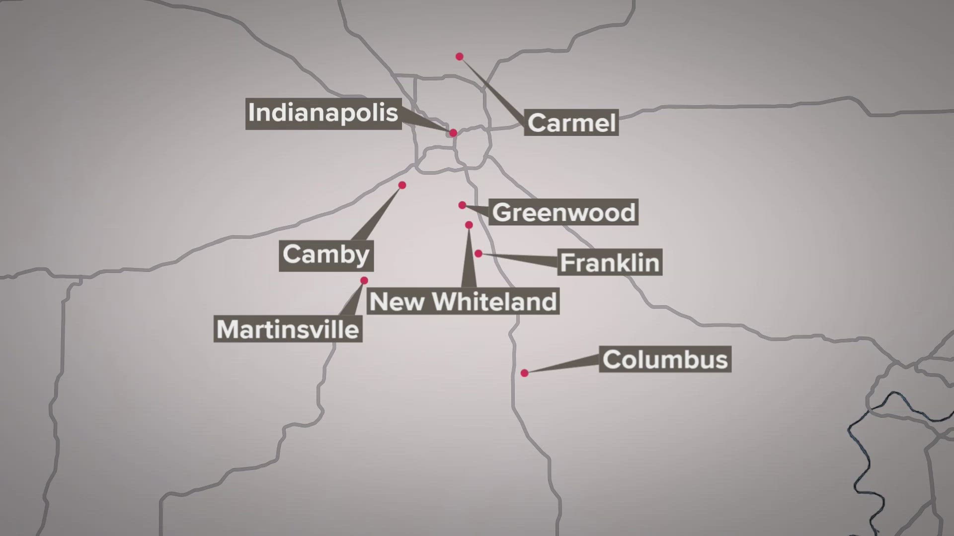 Investigators believe those people traveled from all these cities across central Indiana to sell drugs in Johnson County.