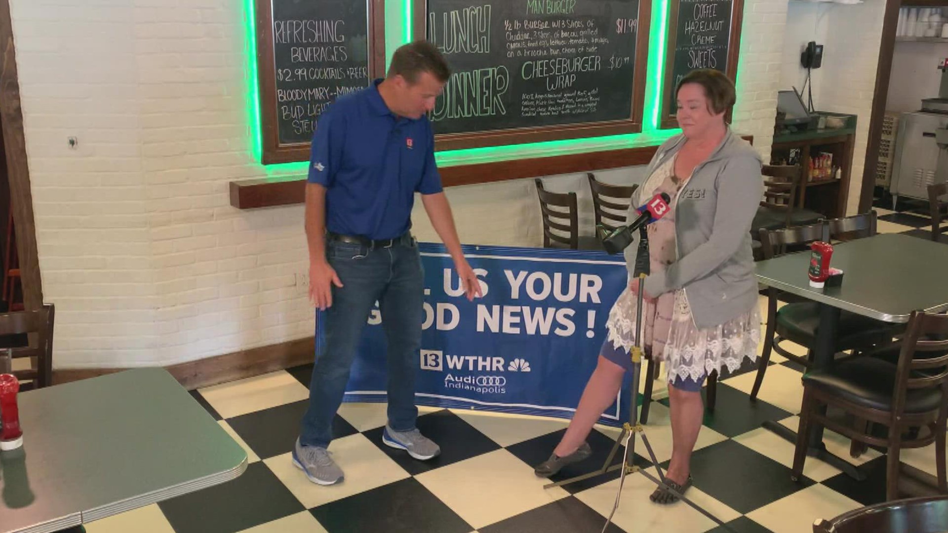 Dave Calabro's search for your positive, uplifting stories took him to a busy restaurant this week.