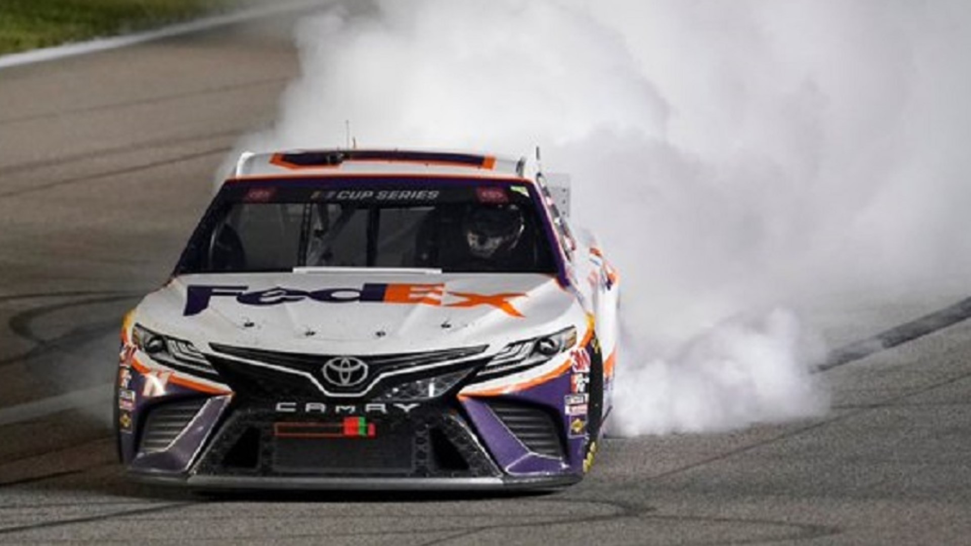 NASCAR driver Denny Hamlin is honoring those hurt and killed during a mass shooting at an Indianapolis FedEx facility when he hits the Richmond Raceway.