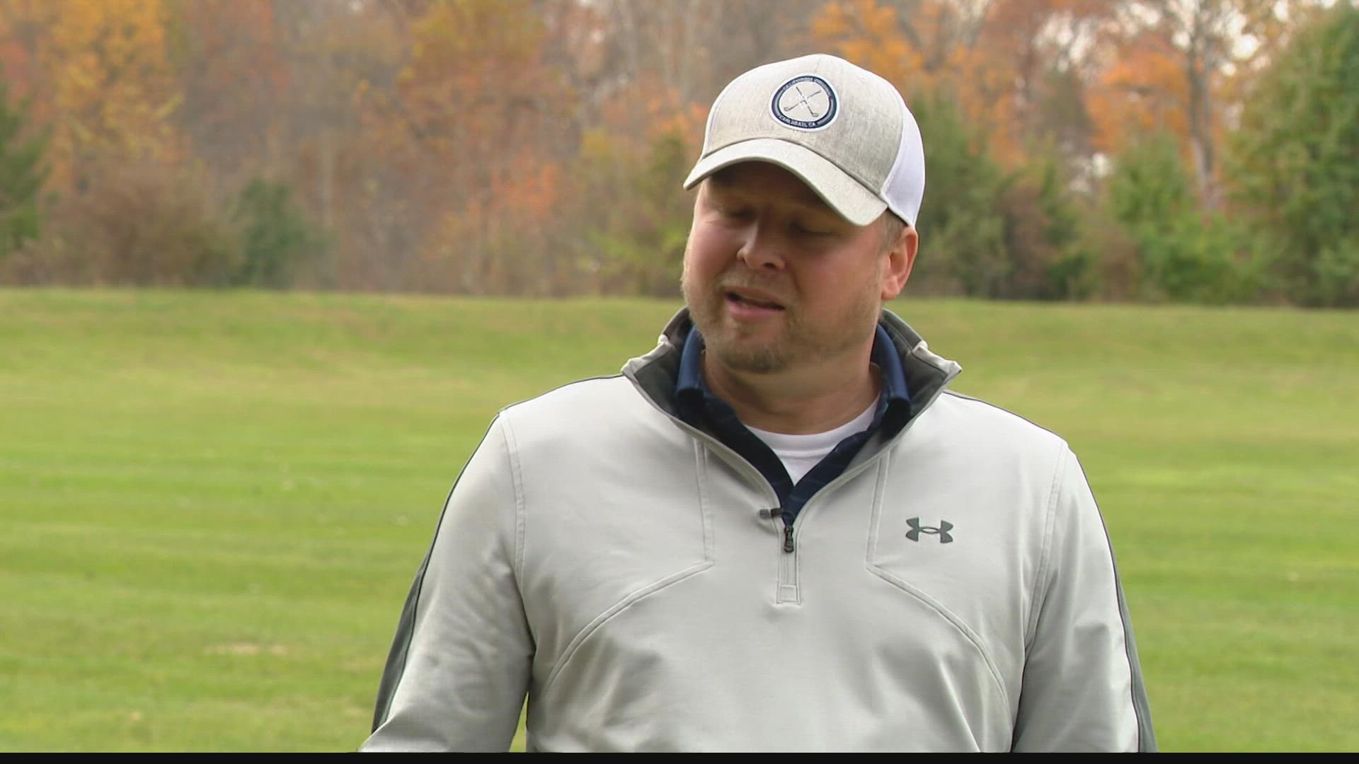 Tim Quimby's round saw not one but two holes in one.