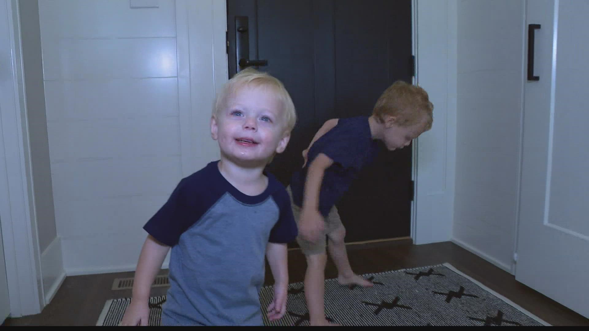 At nearly 2 years old, Wyatt Perdue is an active toddler with seemingly boundless energy.