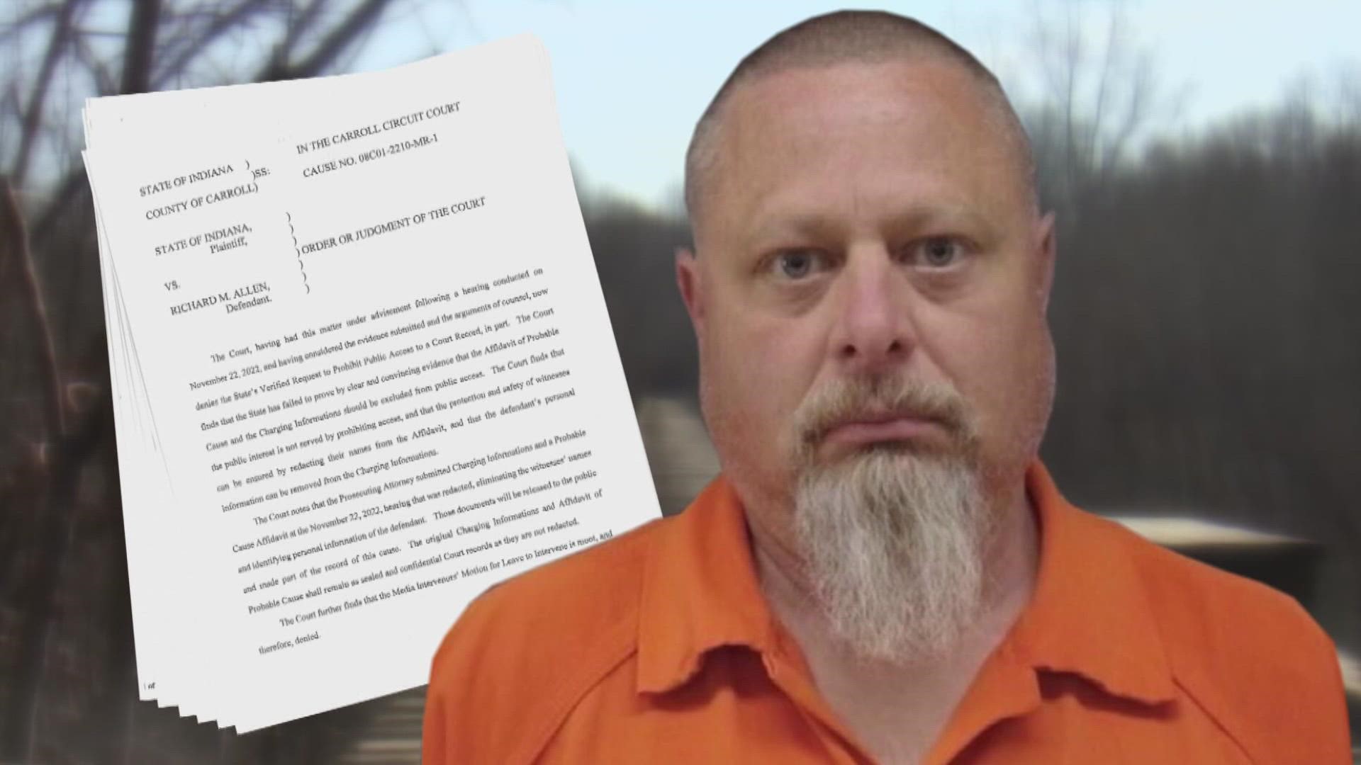 Attorneys for Richard Allen submitted a filing outlining why they believe the girls were  "ritualistically sacrificed" & leveled accusations against lead detectives