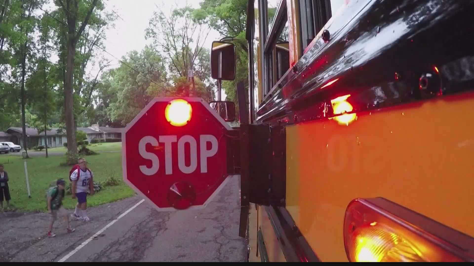 What are the rules of the road when it comes to school buses?