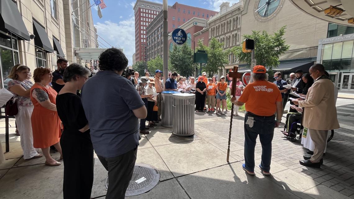 'This is not just a moment for grief, it's a moment for action' | Indianapolis congregation prays for solution to gun violence after mass shooting