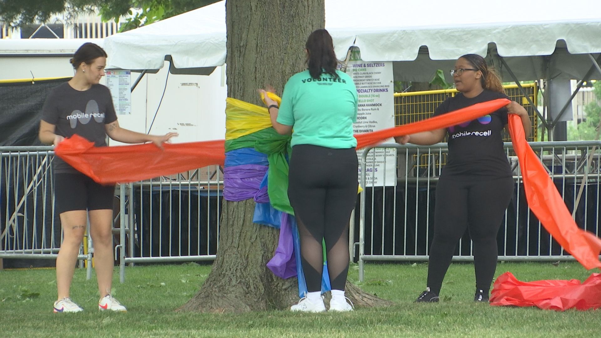 The Indy Pride Festival and Parade are back in person for the first time in two years. Volunteers say bringing it back is a labor of love.