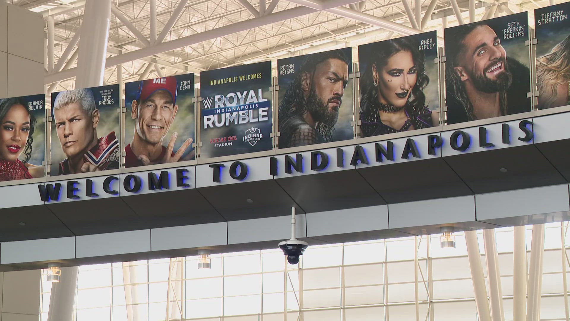 More than 65,000 fans are expected to pack into the stadium to see their favorite WWE superstars at Lucas Oil Stadium.