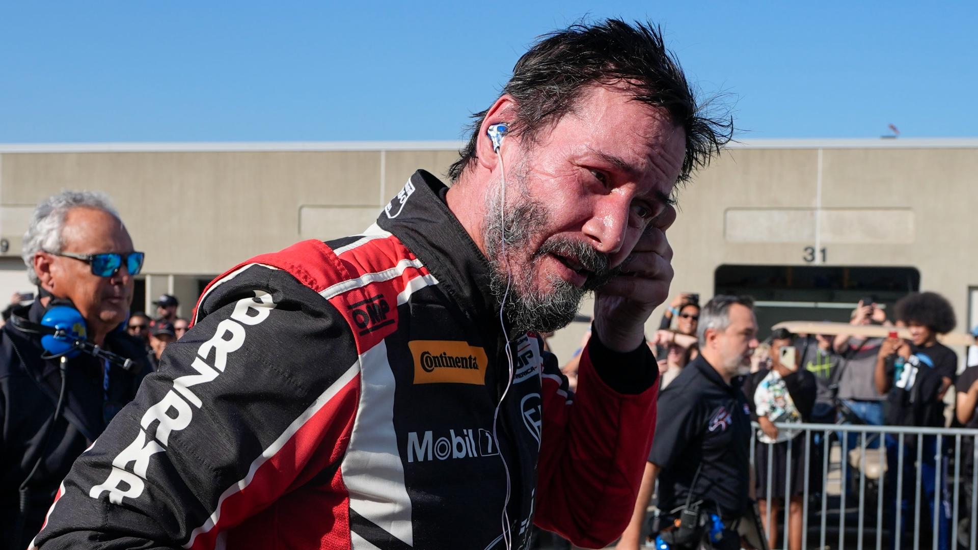 Iu Matrix Example Keanu Reeves spins out at IMS in pro auto racing debut | whas11.com