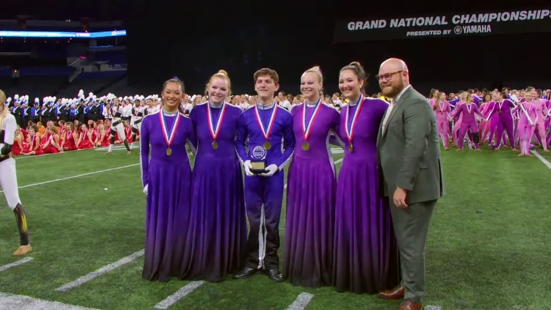 Avon marching band performing in Macy's Thanksgiving Day Parade ...