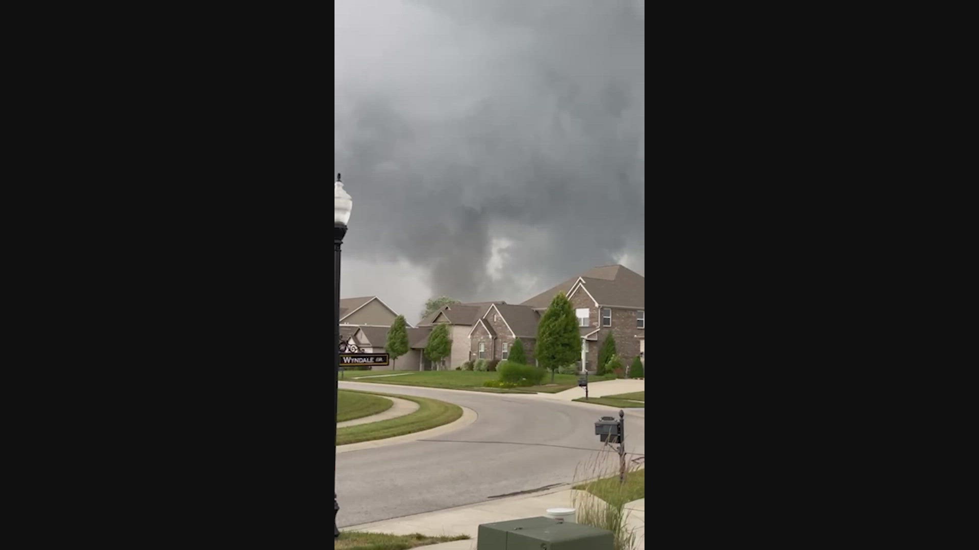 Brent Sweeney sent 13News this video of a tornado hitting the Bargersville, Indiana area.