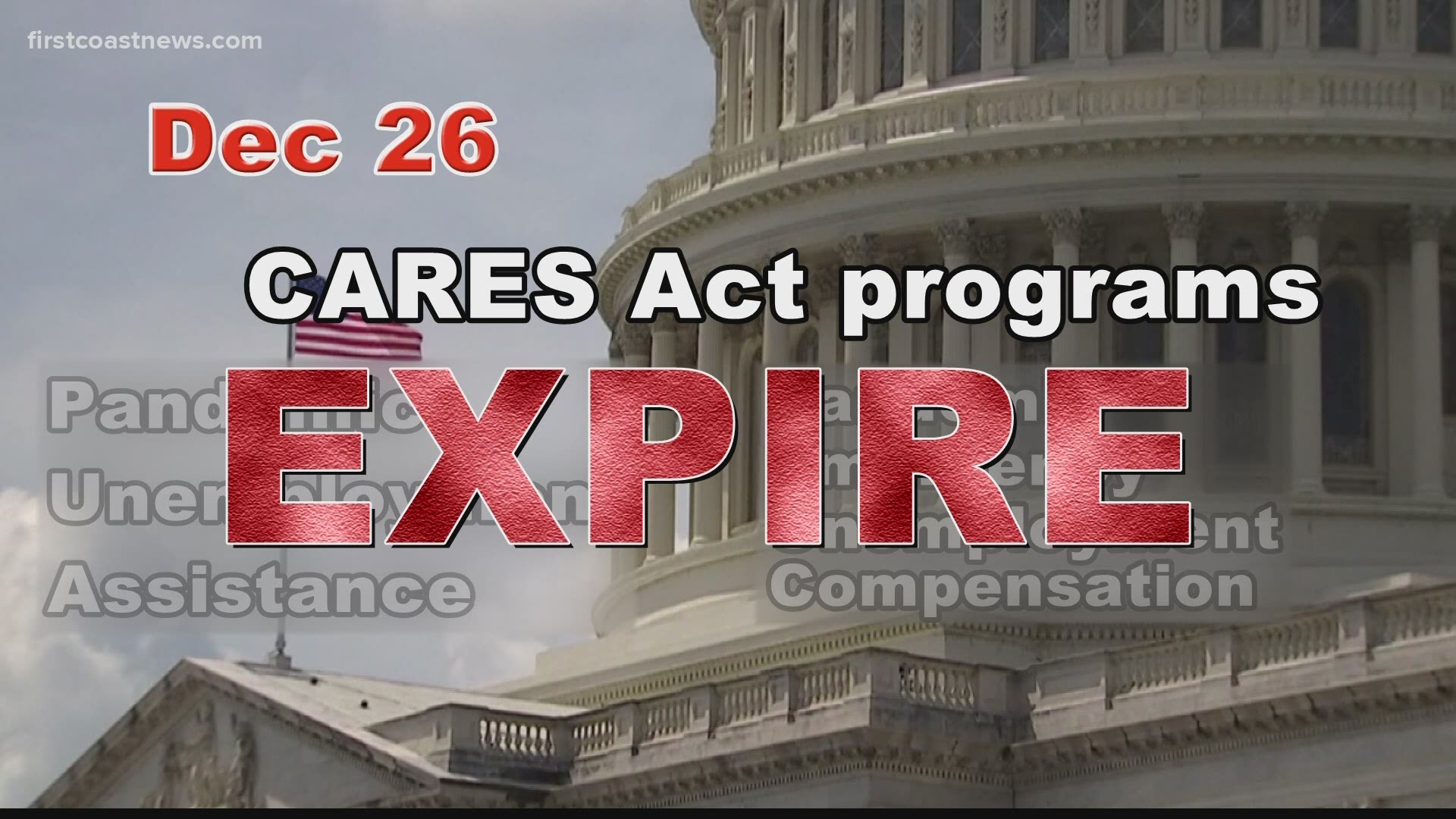 Unemployment programs through the CARES Act, which include PUA and PEUC expire December 26 unless Congress decides to extend the pandemic-related benefits.