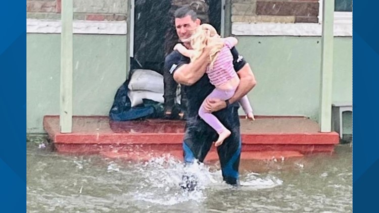 'She'll have a little piece of my heart forever': Firefighter rescues little girl in Florida