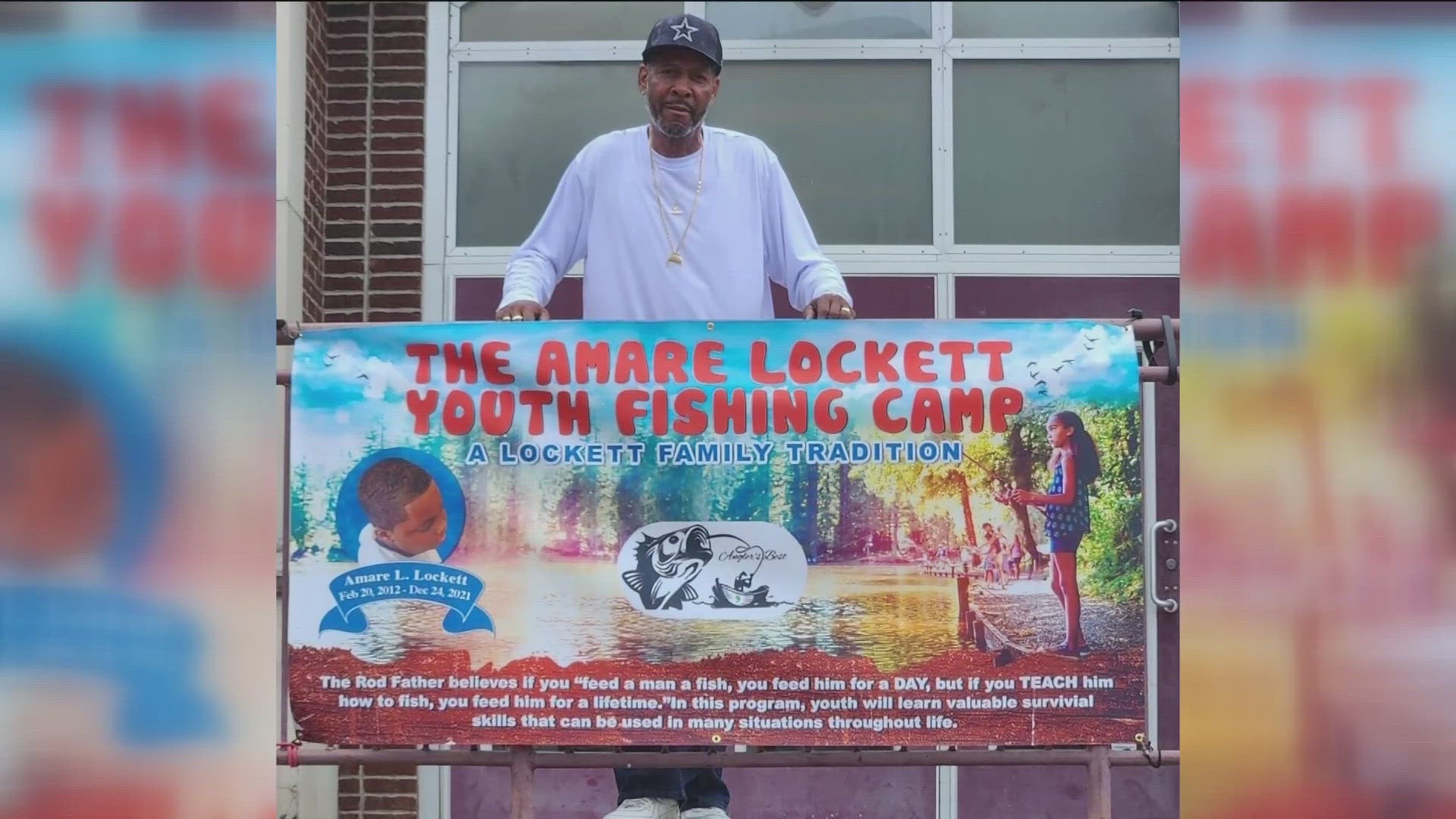 Grandfather of 9-year old house fire victim teaches youth fishing ...