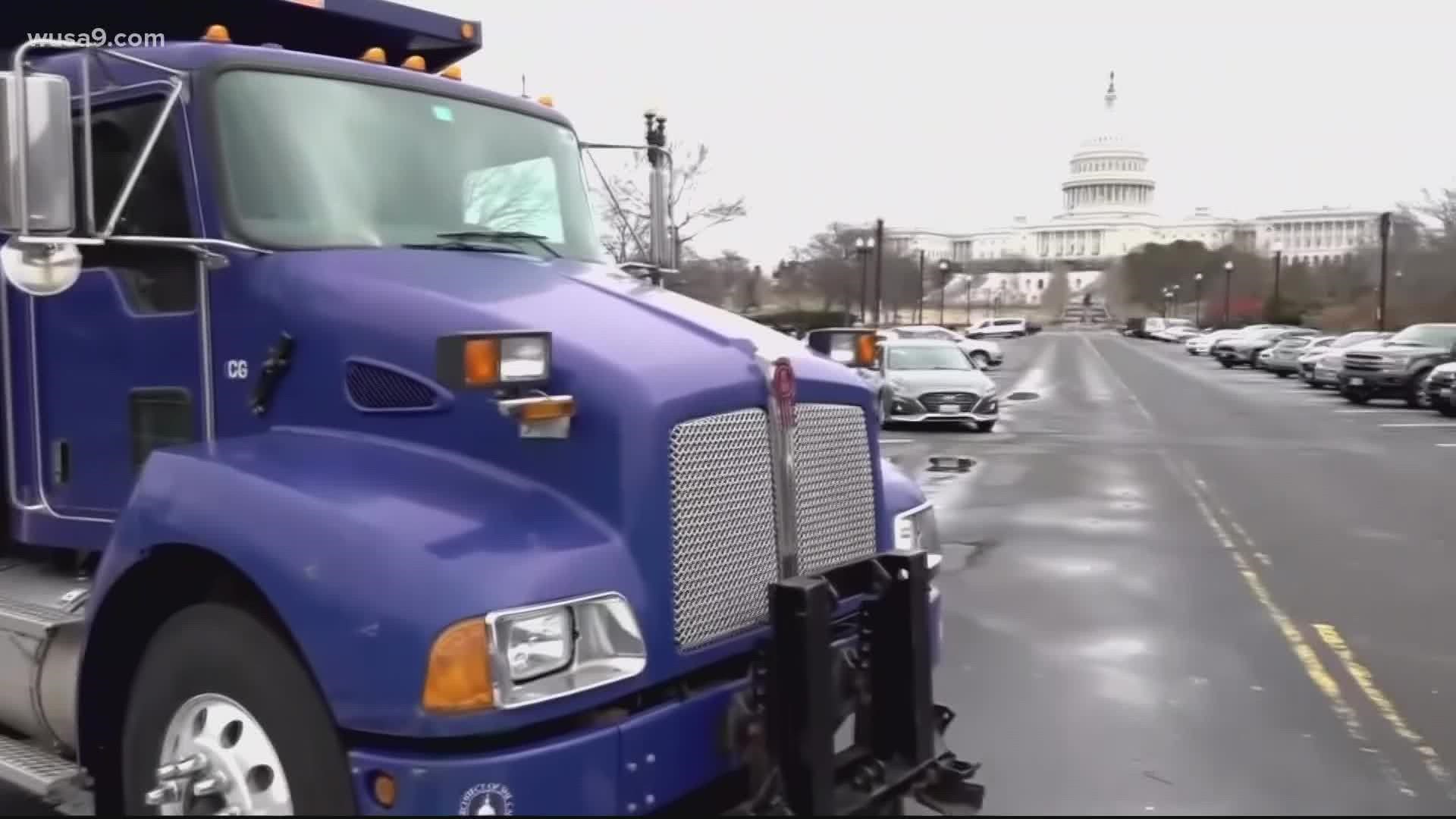 Security measures are being taken at the Captiol.