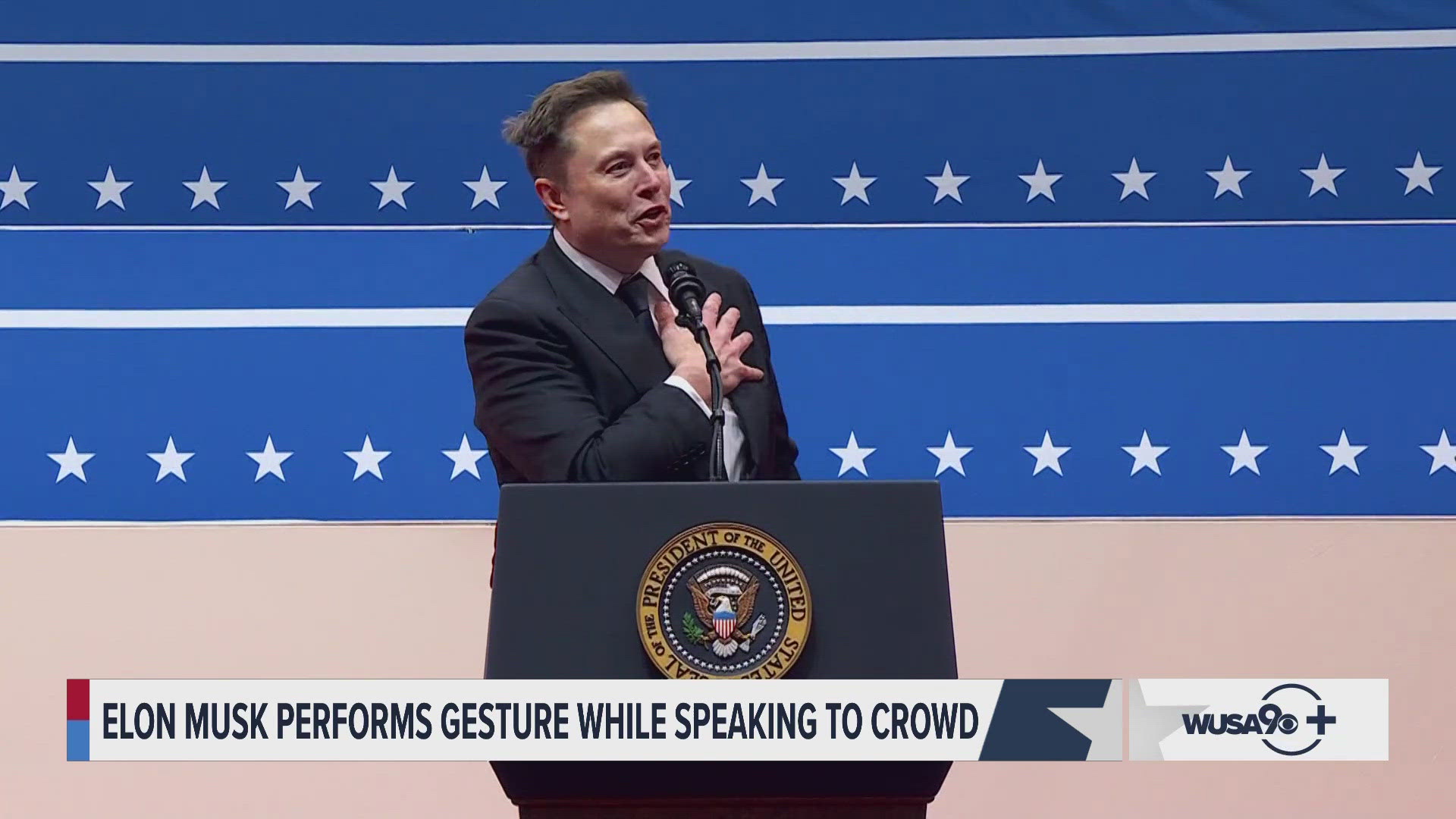Musk's straight-arm gesture goes viral, is embraced by right-wing  extremists | whas11.com