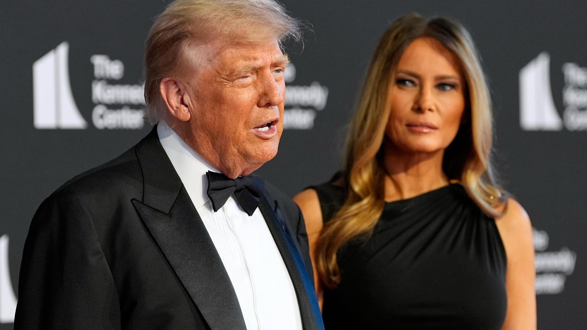 It was his first time attending a show there since becoming president.