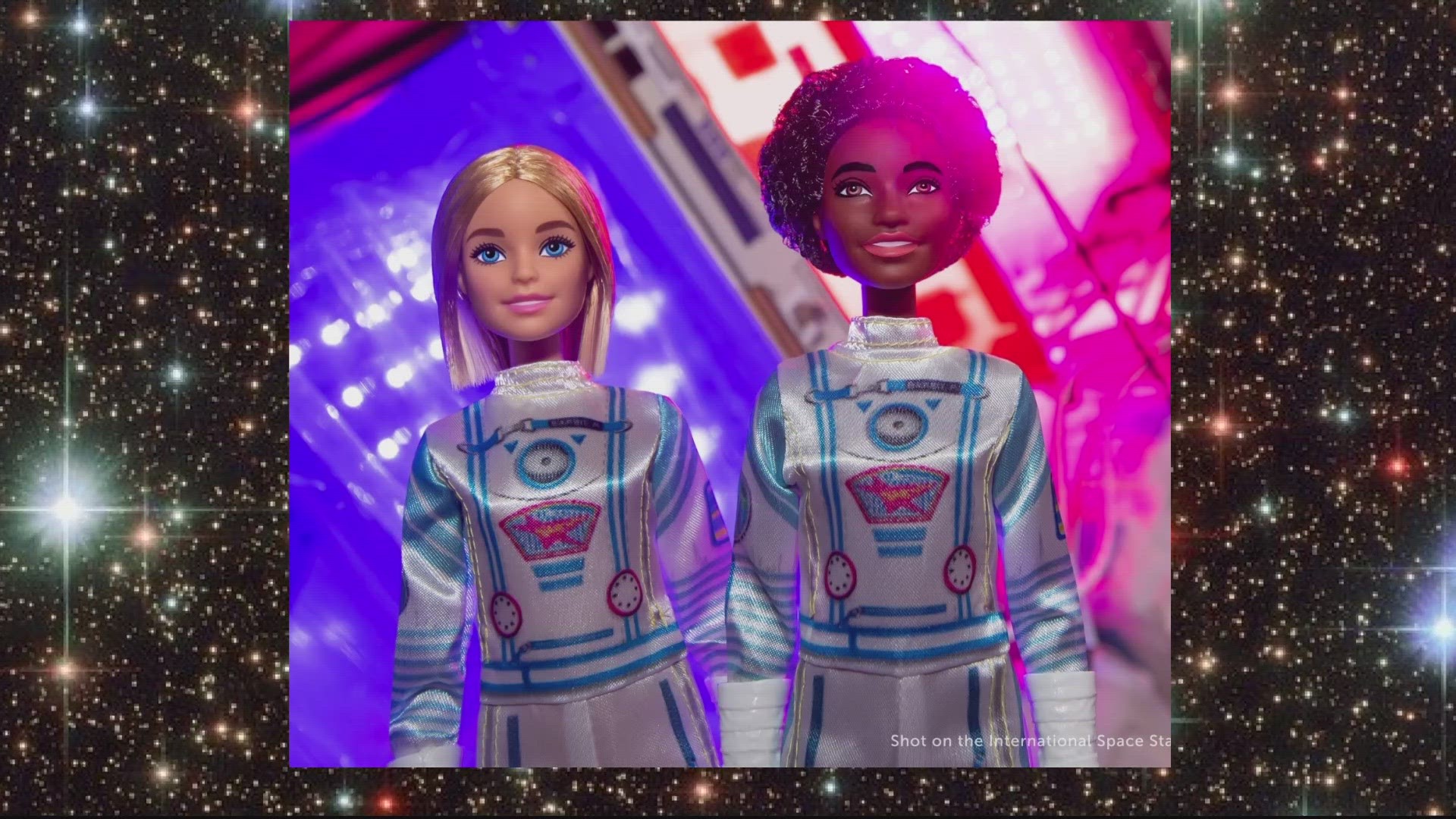 The Barbies are now on display at the Smithsonian's Air & Space Museum