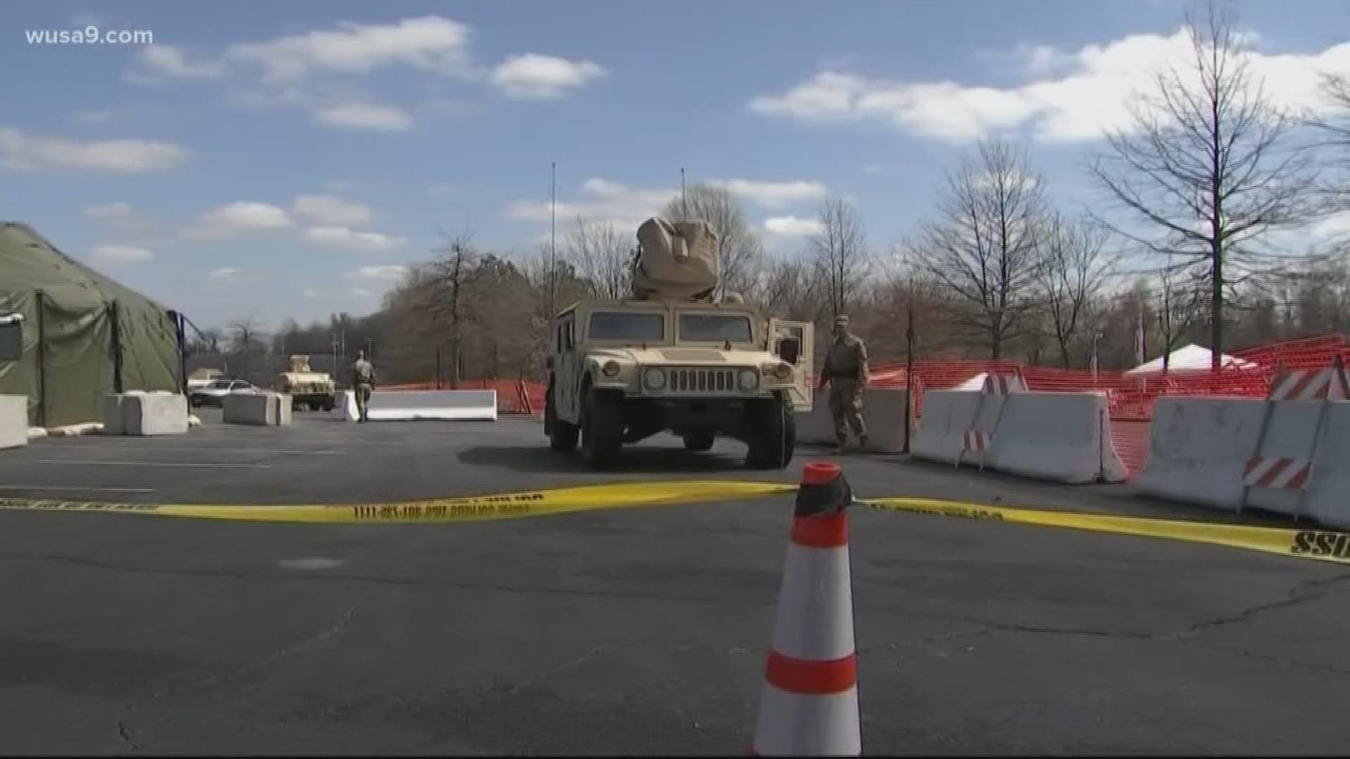 Inside look at the FedEx Field coronavirus testing center