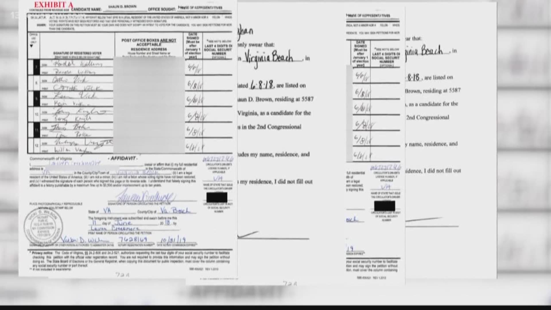 A judge in Richmond bounced Independent Candidate Shaun Brown from the ballot this fall.