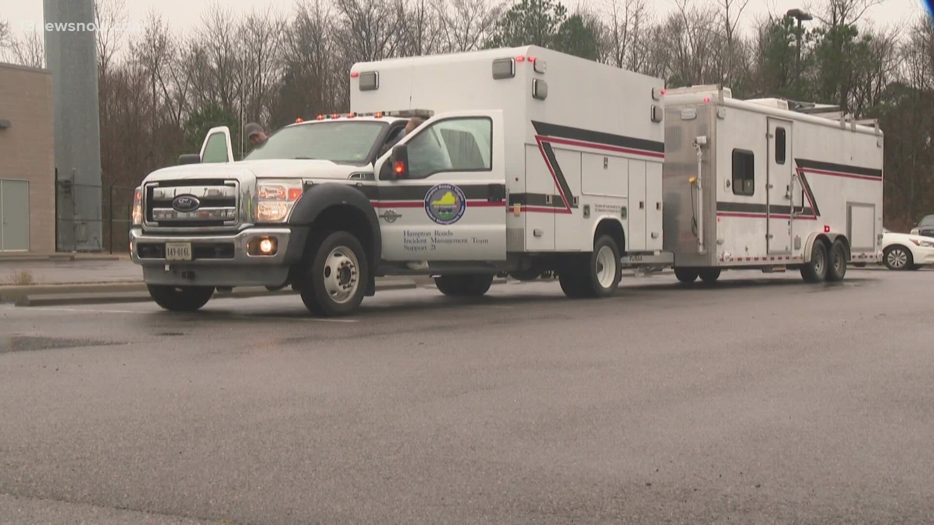 Members of the Hampton Roads Incident Management Team are heading to Kentucky to help with the aftermath of the deadly tornadoes that struck the state.