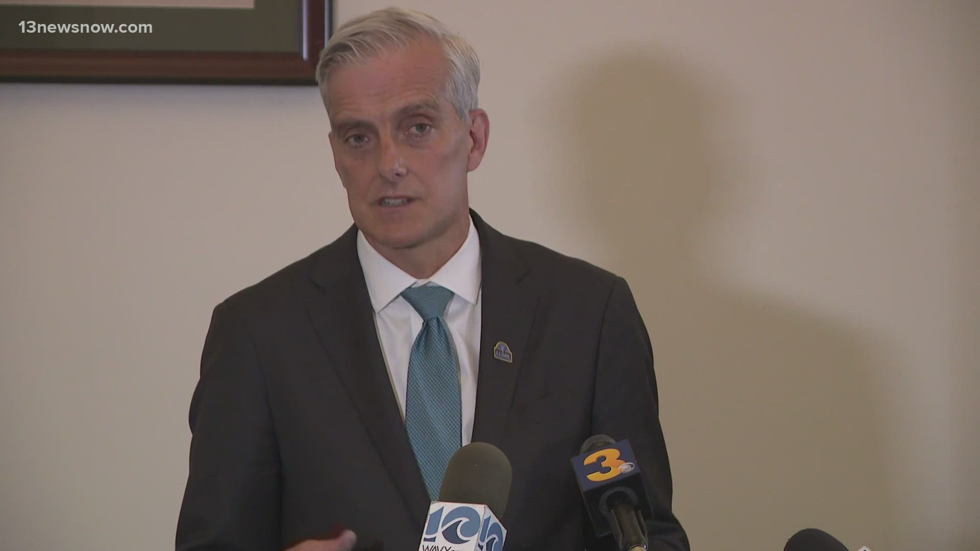 VA Secretary Denis McDonough visited Hampton VA Medical Center (May 7, 2021)