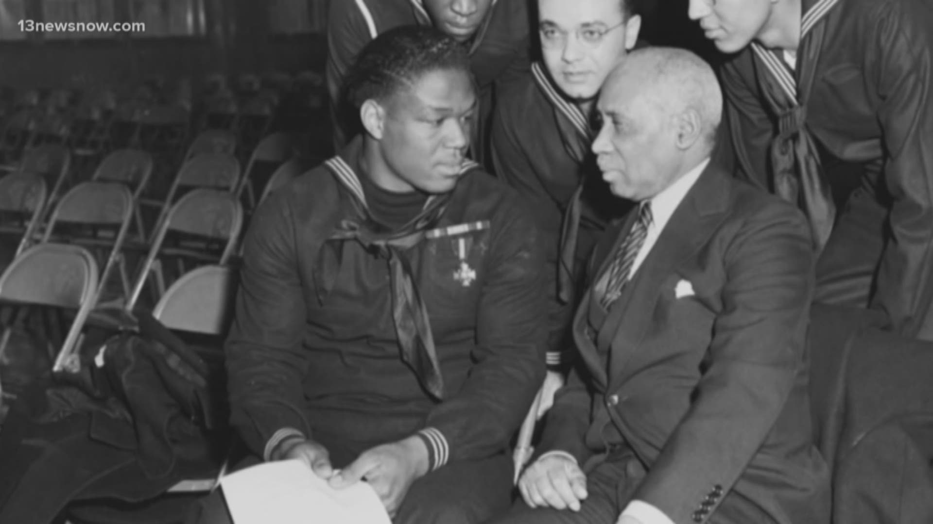 13News Now Mike Gooding has the details on WWII soldier Doris Miller, the first African-American to have an aircraft carrier named after him.