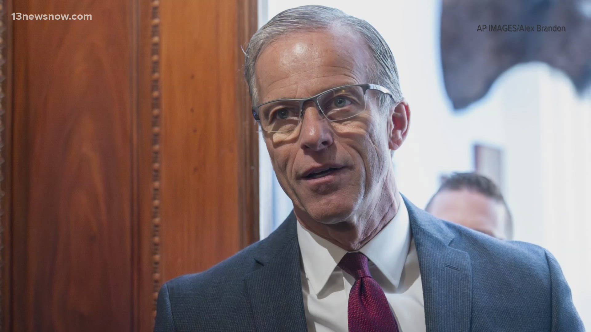 South Dakota Senator John Thune will replace Mitch McConnell as Senate majority leader.