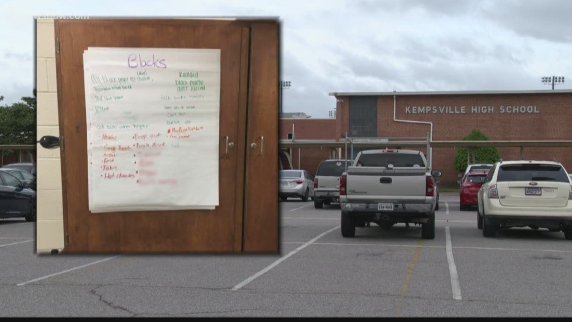 'We will not try to justify or defend' a controversial classroom assignment at Kempsville High School.
