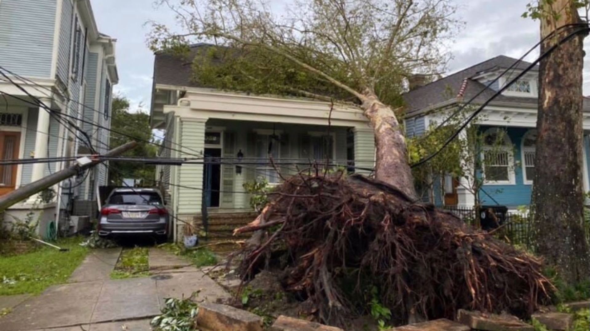 Photos and videos Hurricane Ida's vast damage apparent in daylight