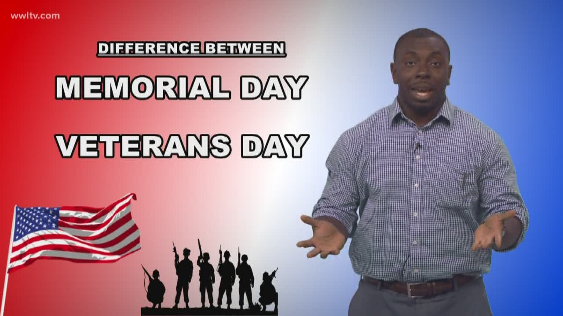 Memorial Day and Veterans Day both honor the military. Here's how they differ.