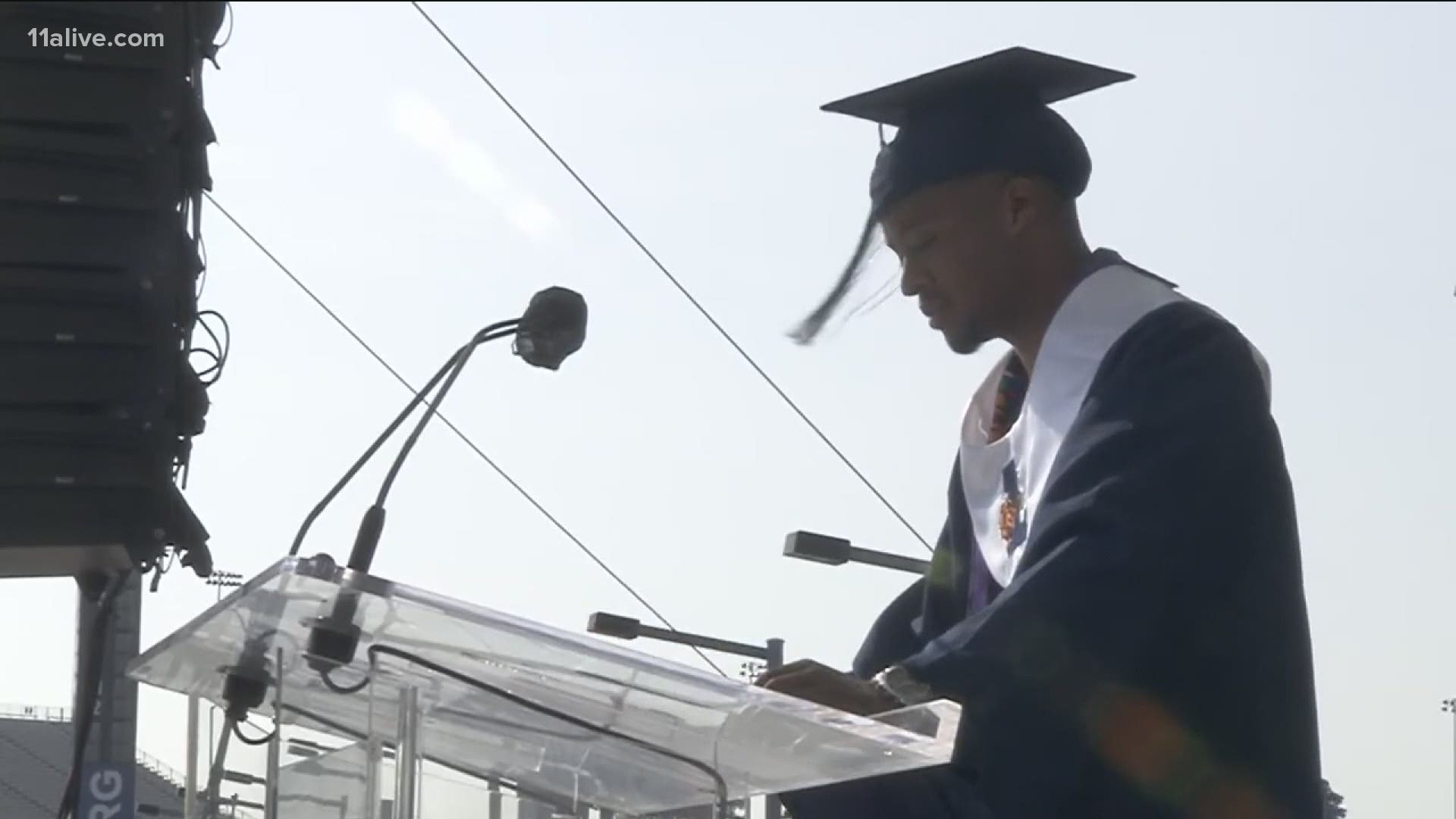 It was Monday, June 2 at the Atlanta Motor Speedway. Luella High School’s Class of 2020 sat in the middle of the field, finally ready to graduate in person.