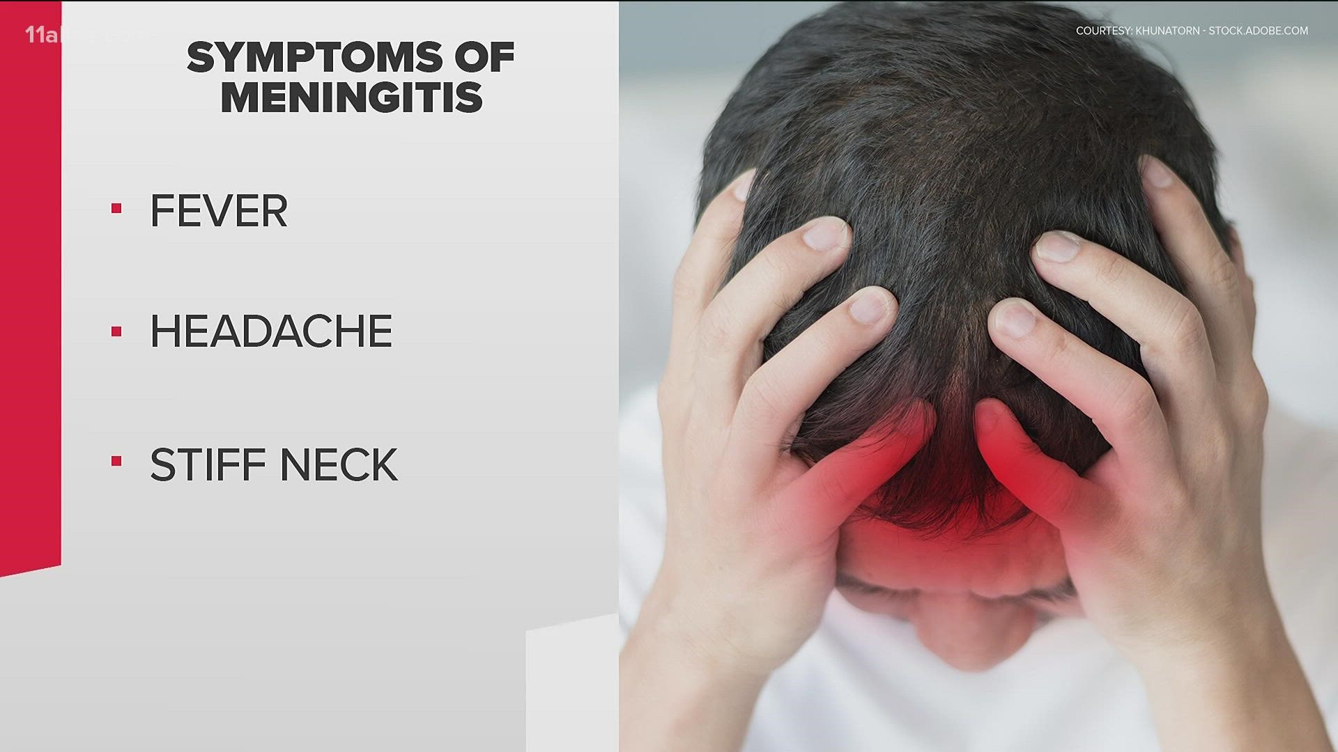 The disease can cause infections in the lining of your brain or spinal cord, and cause swelling.