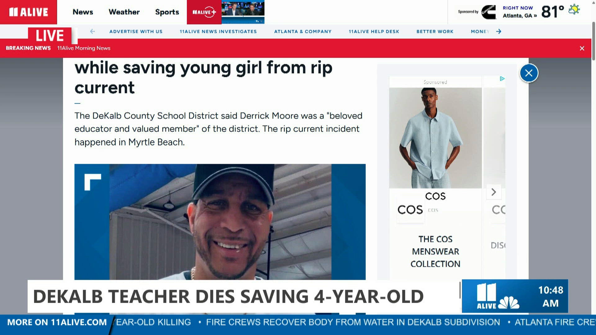 Georgia elementary school teacher dies while saving young girl from rip ...