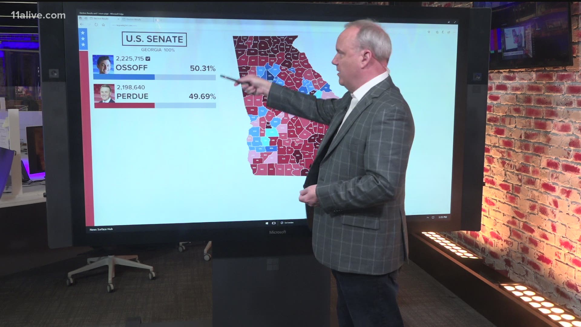 Georgia Runoff Election Results County By County Whas11 Com