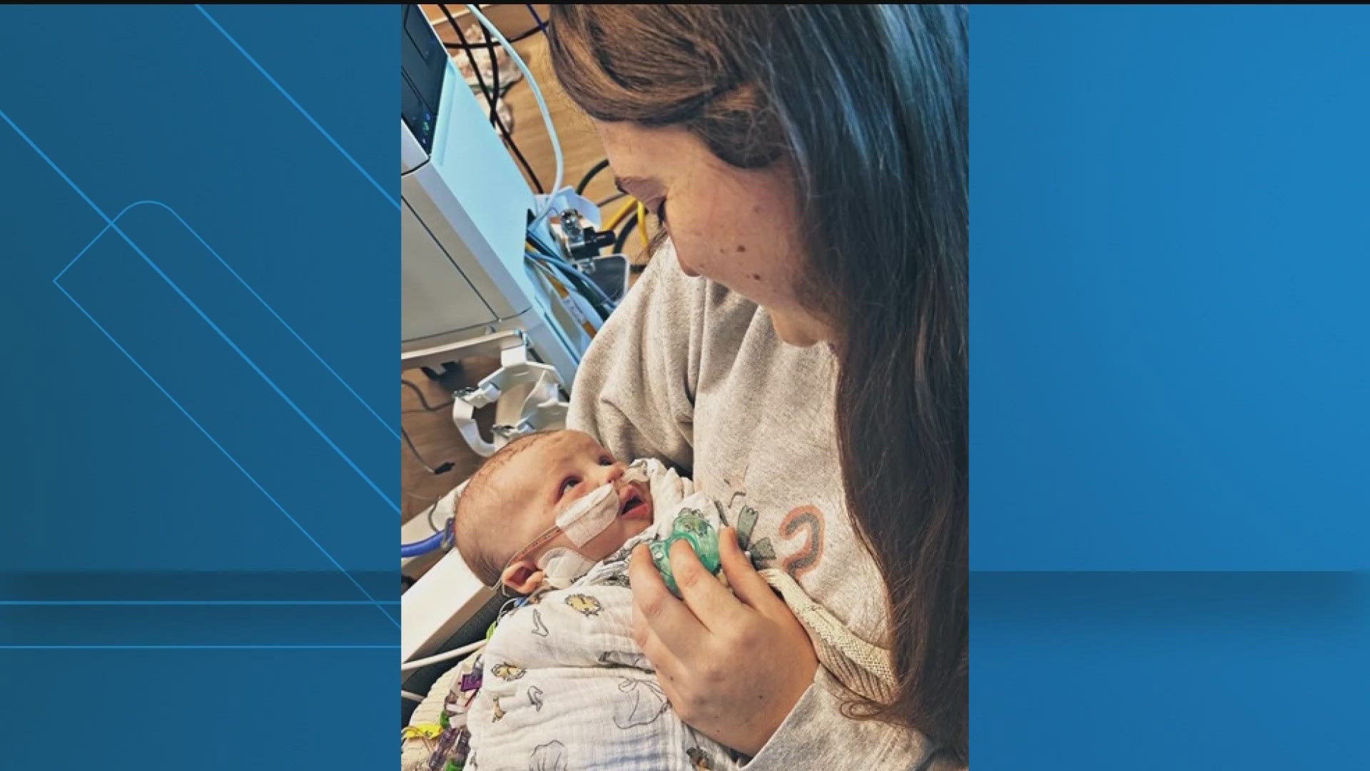 A Loganville family is giving other families warnings after their 3-week-old daughter nearly died after catching RSV.