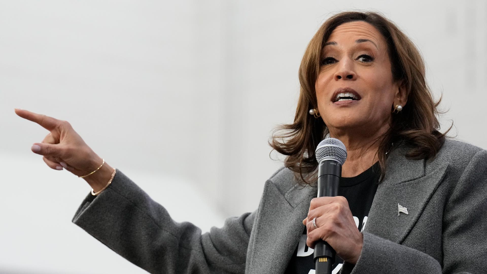 While Vice President Kamala Harris is visiting three battleground states on Monday, Donald Trump will be in North Carolina.